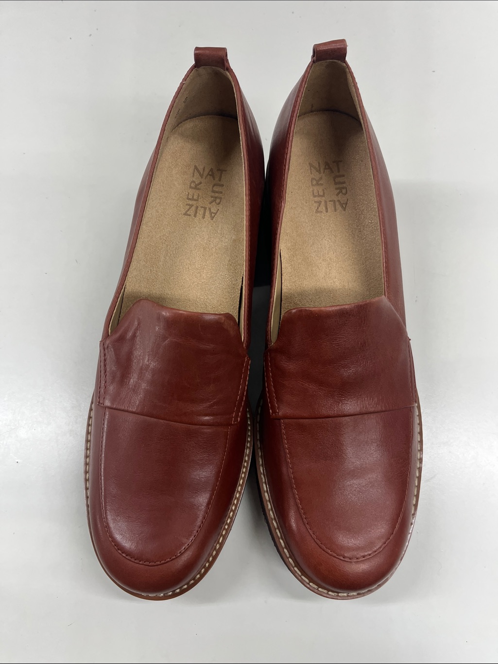 New Naturalizer Darry Loafers In Brown Leather Size 10 — image 7 of 8